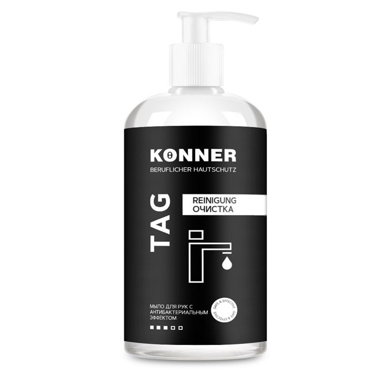 Жидкое мыло для рук с антибактериальным эффектом KÖNNER TAG  KN063  500 мл